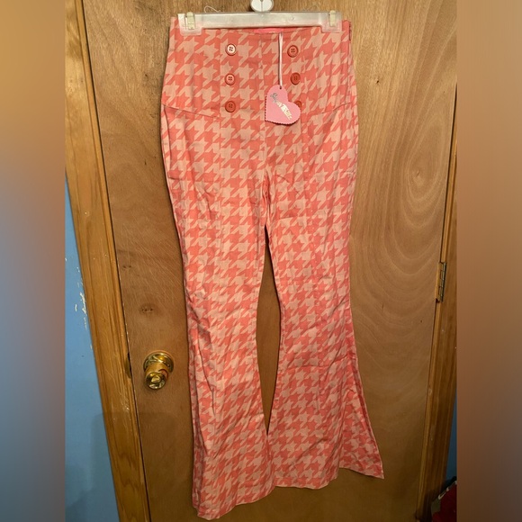 Dolls Kill Sugar Thrillz Houndstooth pants - new with tags - Picture 2 of 15